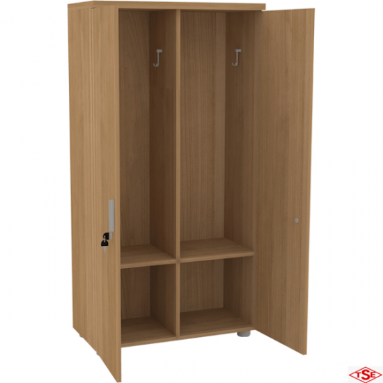 160’lık Ortadan Dikmeli Vestiyer Dolap (Derinlik 40 cm)